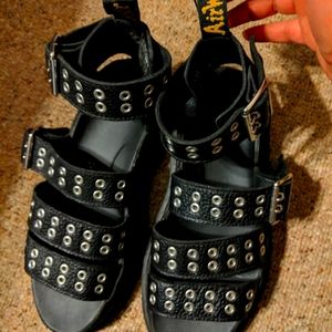 Dr Martens CLARISSA II LEATHER BUCKLE SANDALS